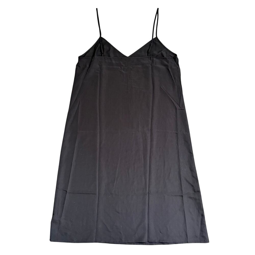 Madewell Black Layton Midi Strap Dress Sz 16 - Picture 3 of 12